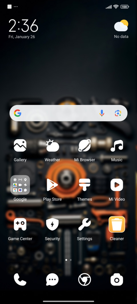 Automobile parts screenshot