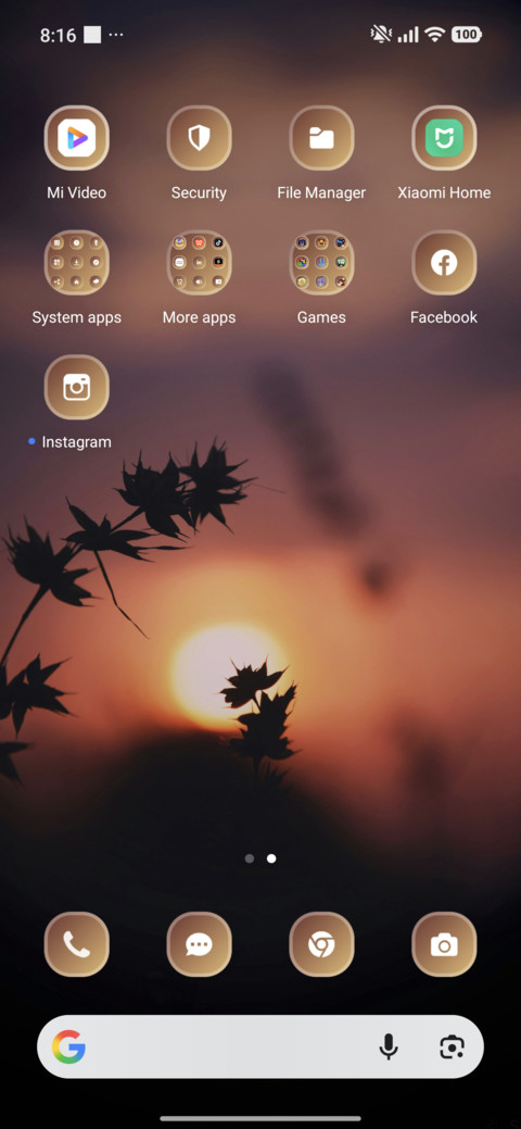 Sunset screenshot