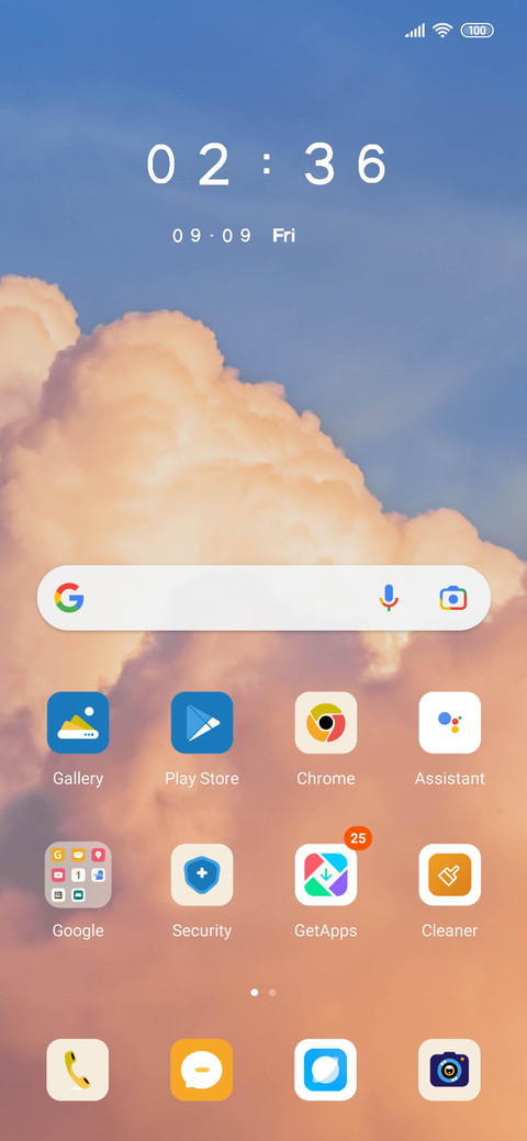 with cloud screenshot