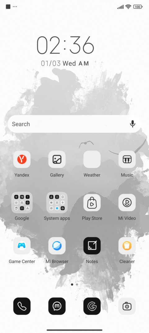 Chinese ink paint screenshot