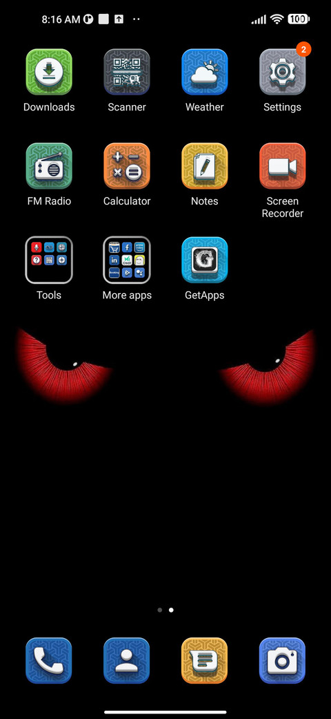 Red eye screenshot