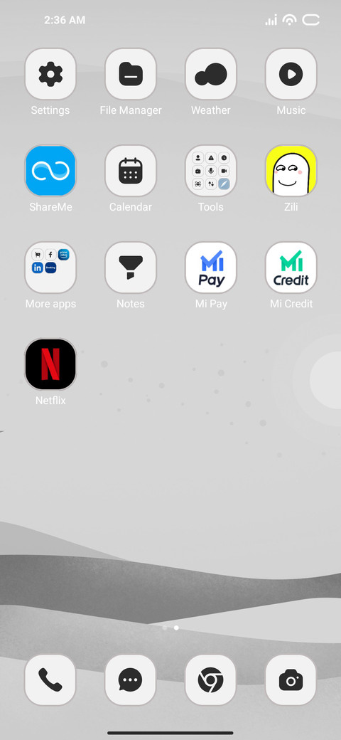 Whitish screenshot