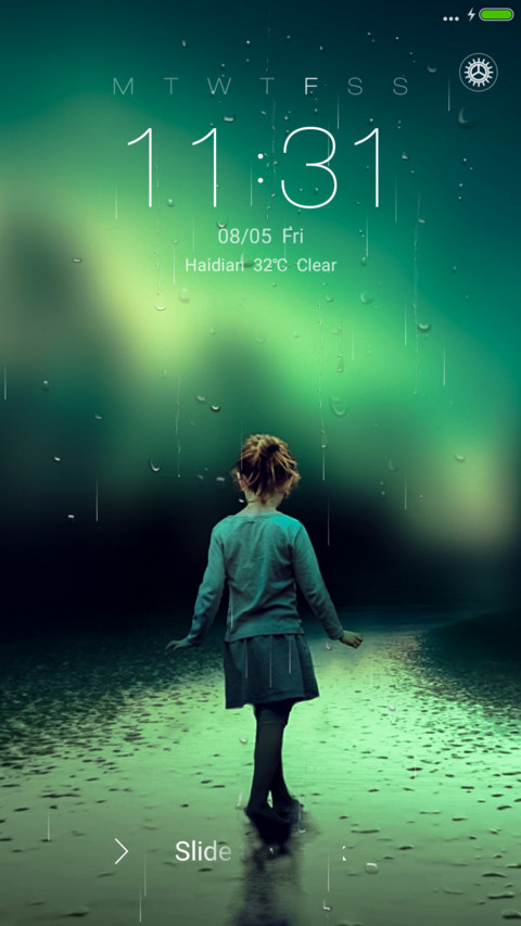 iOS Rainy girl screenshot