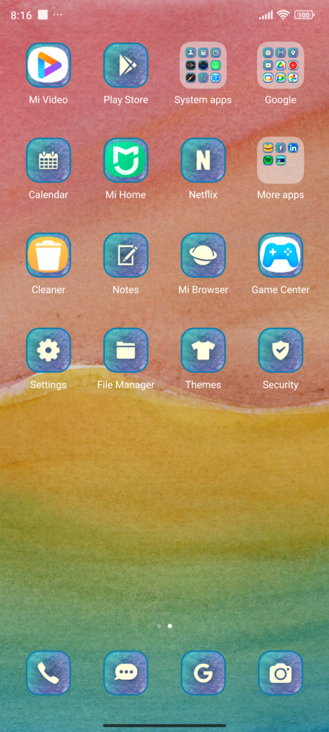 abstract pastel screenshot