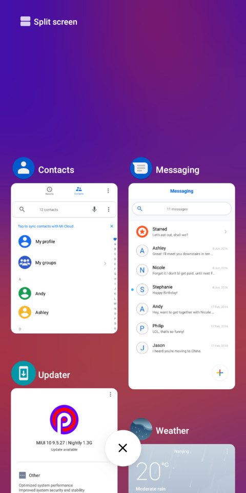 Android Q Notch_DWM19 screenshot