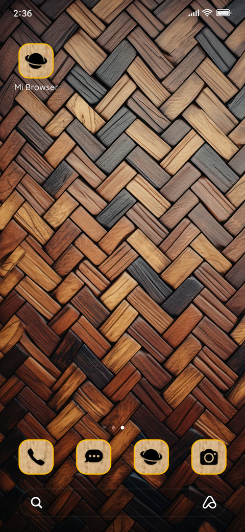 wooden design screenshot