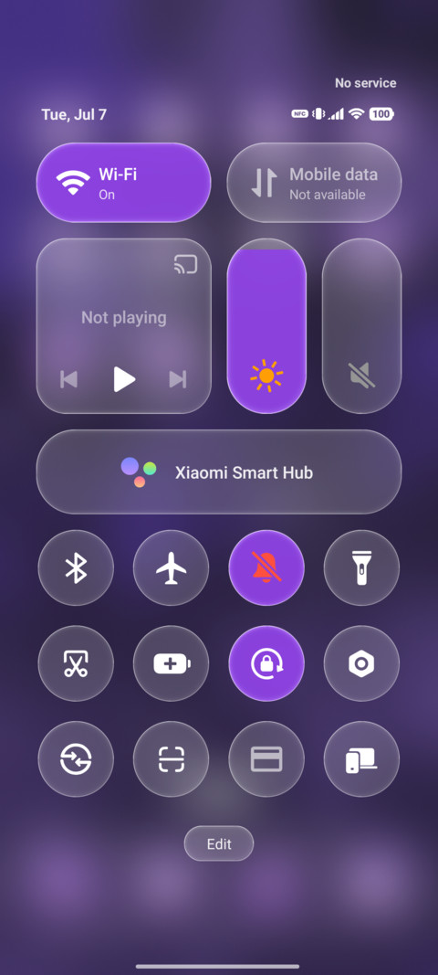 Purple Real Glass screenshot