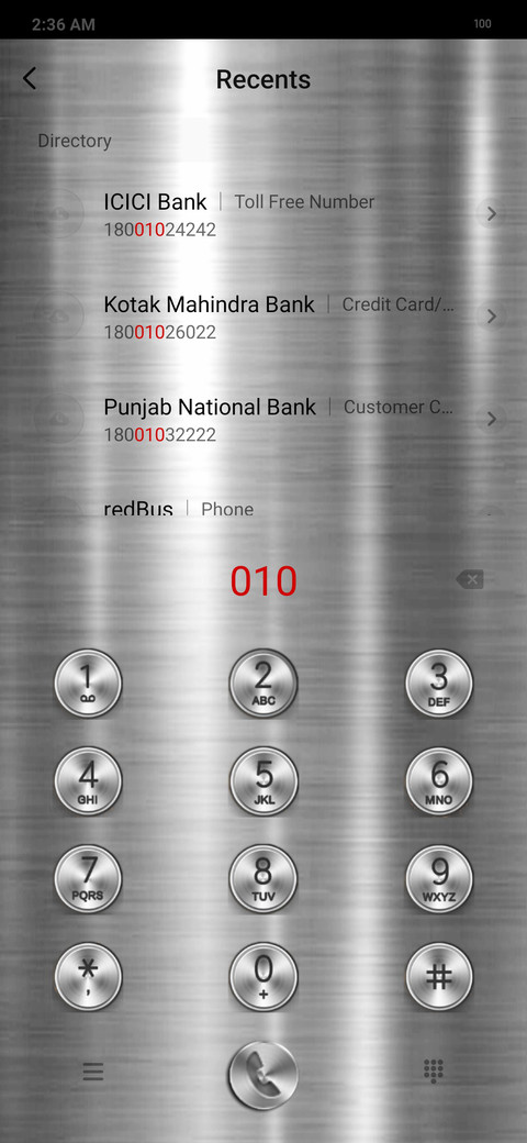 Silver metal screenshot