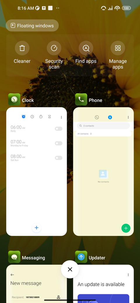 Sunray screenshot