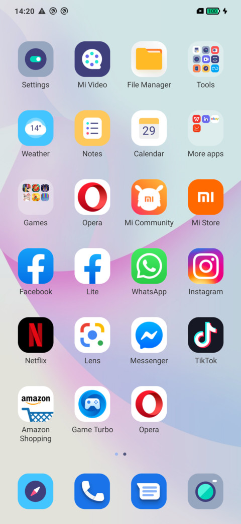 Bubble UI screenshot
