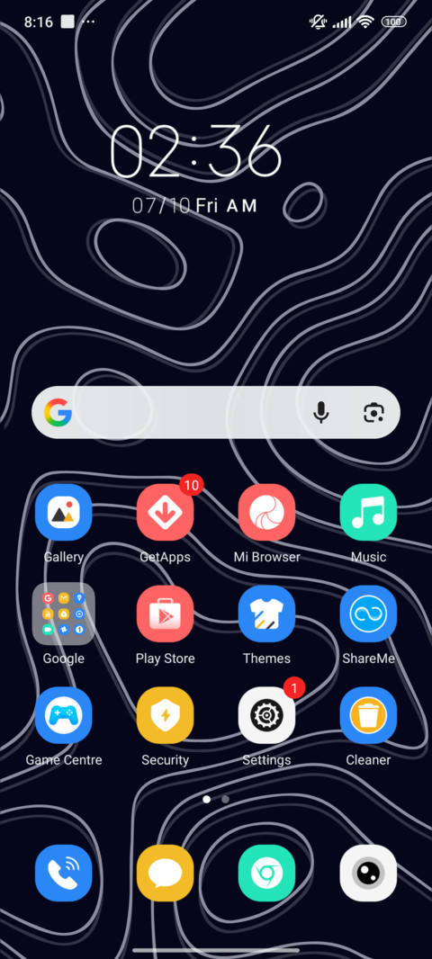 Dark Ink Curve screenshot