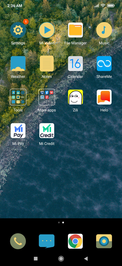 View screenshot