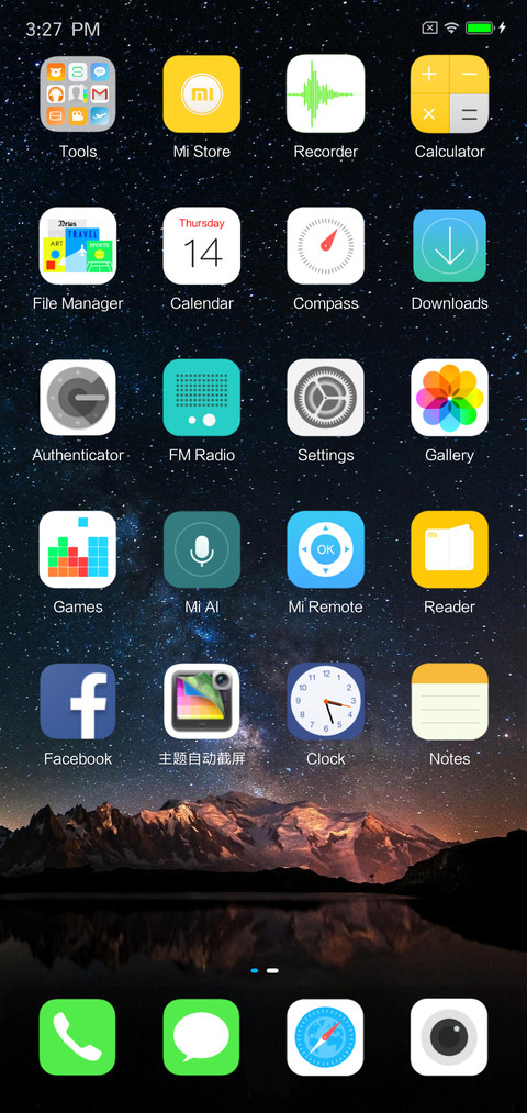 iOS 11 Dark v1.0 screenshot