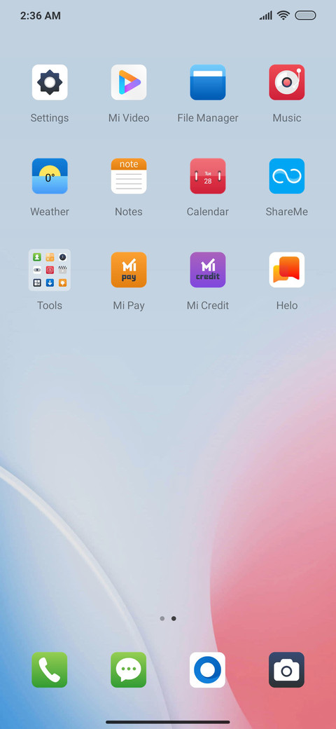 Red and blue screenshot