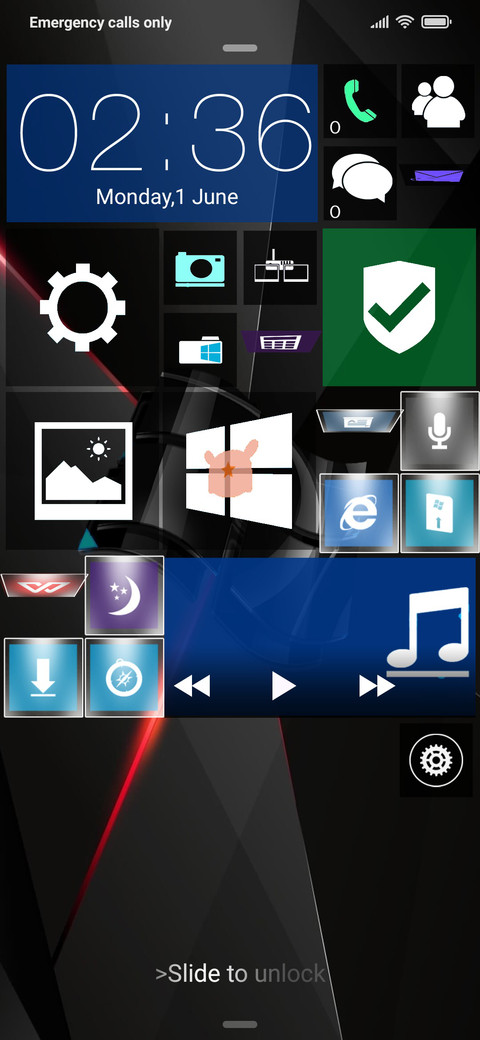 Windows 10 Black Edition screenshot