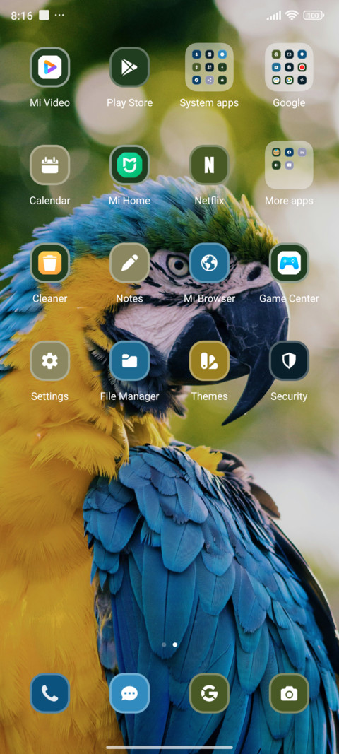 Parrot screenshot