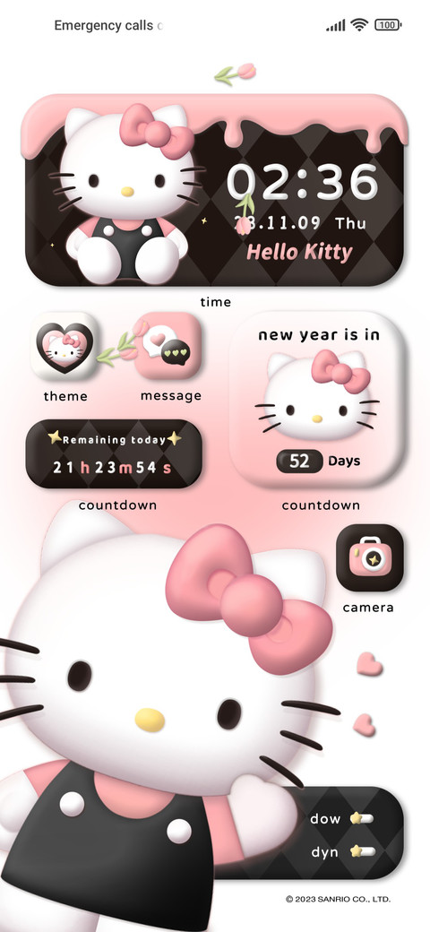 HelloKitty cute 3D screenshot