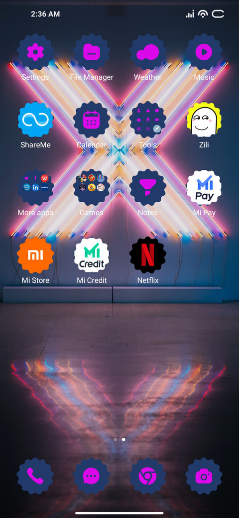 X Neon screenshot