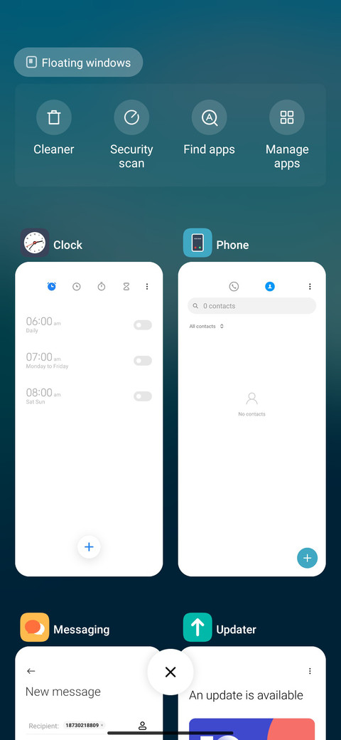 Mi X screenshot
