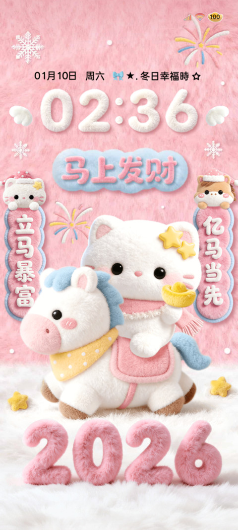 2026马年发财小猫 screenshot