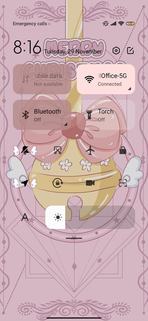 Pink Bell Card screenshot
