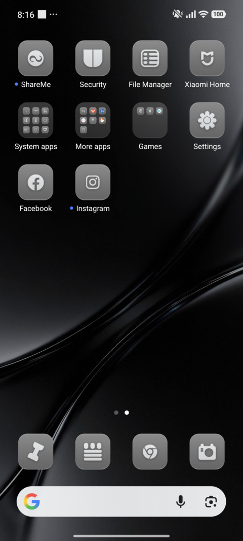 Colorful screenshot
