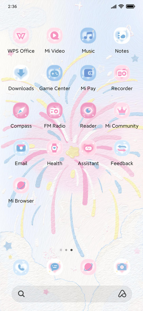 butterfly firework screenshot