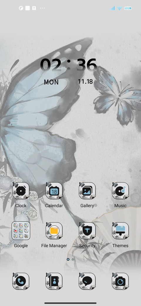 Ink wash Butterfly screenshot