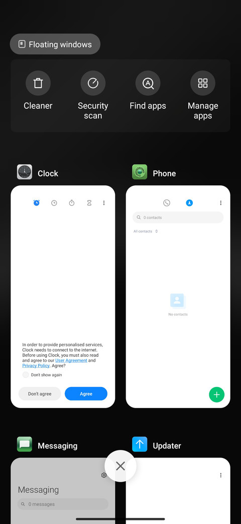 Silver clock screenshot