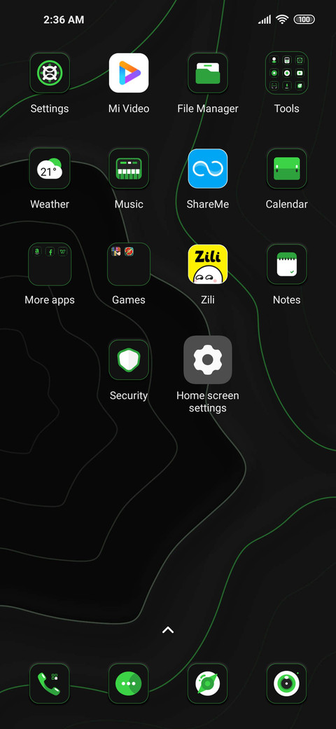Green Code Radar screenshot