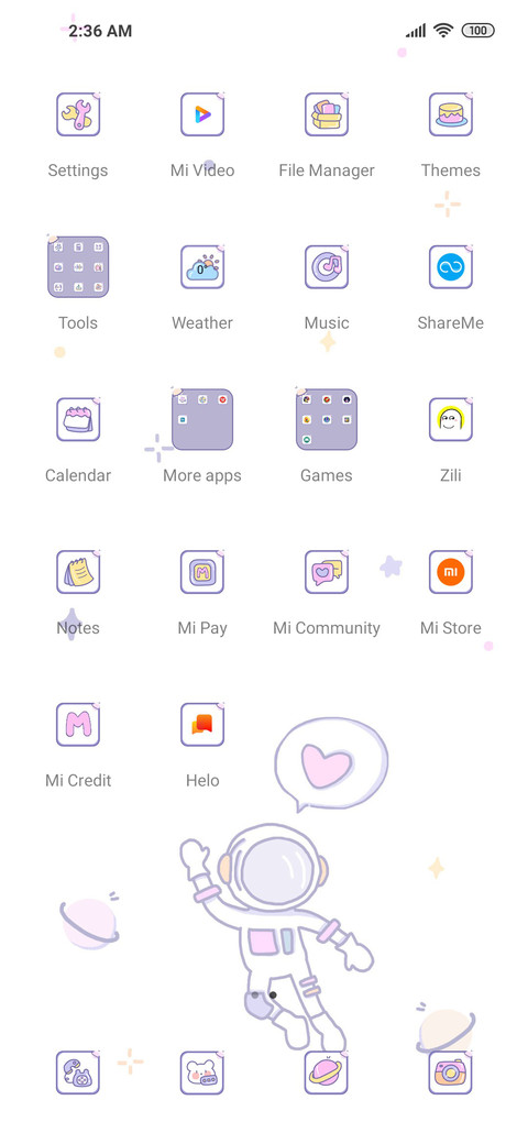 Color astronaut screenshot