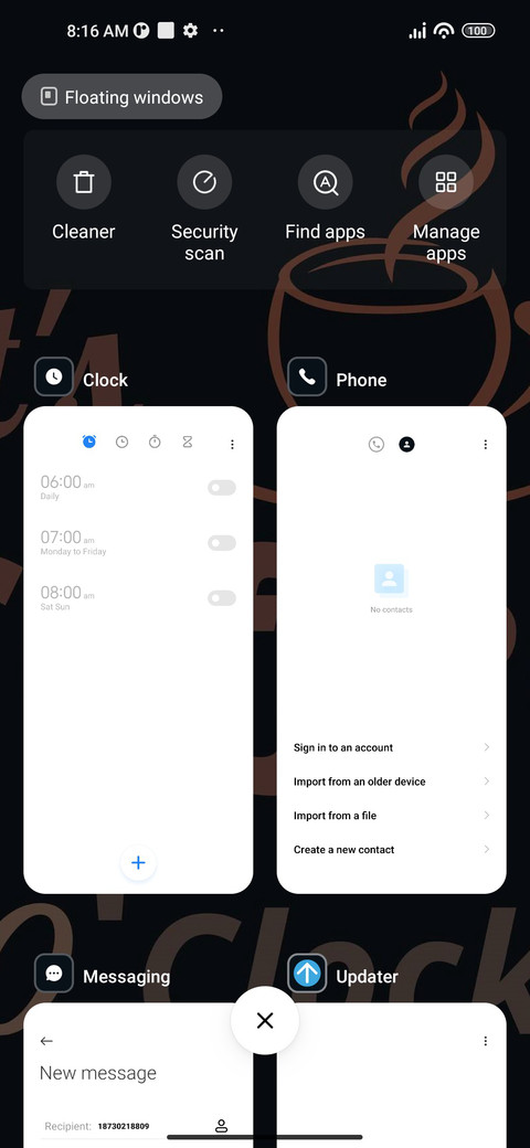 Coffee screenshot