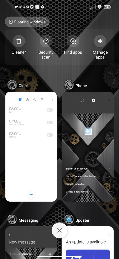 Gold and silver screenshot