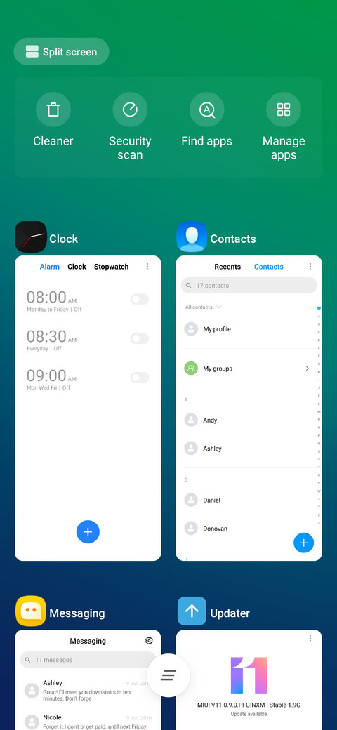 Lenovo A1000 Redong Theme screenshot