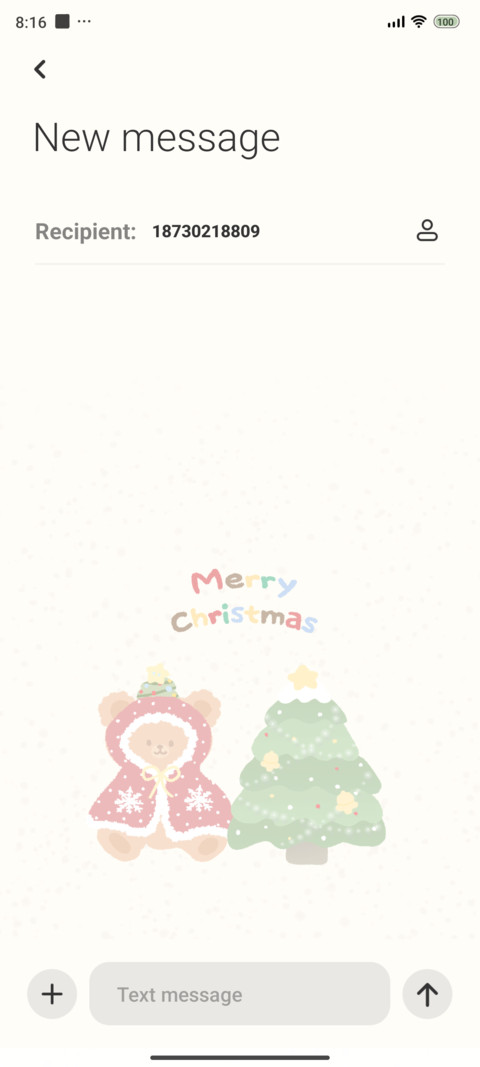 Christmas bear screenshot