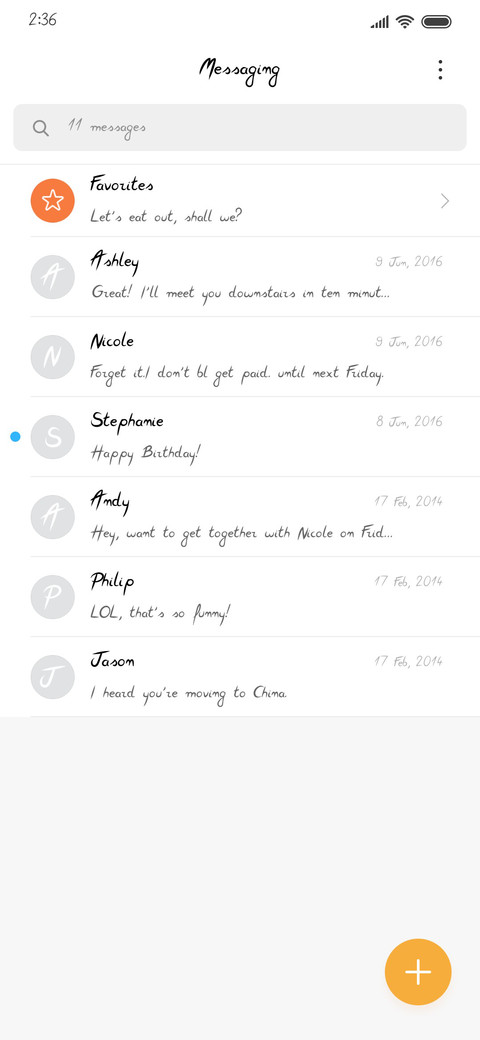 Feather script screenshot