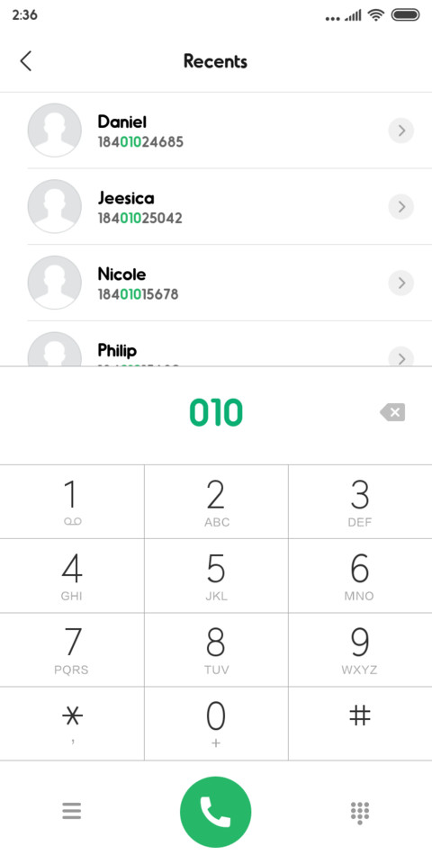 Oduda font screenshot