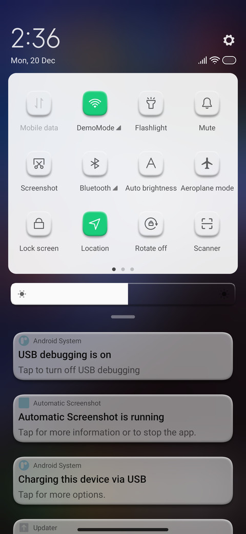 porya UI screenshot