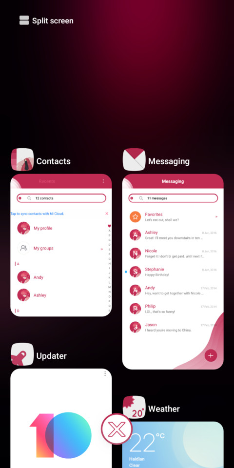 Lavender V10 screenshot