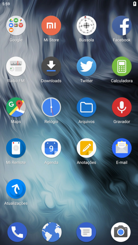 Android P screenshot