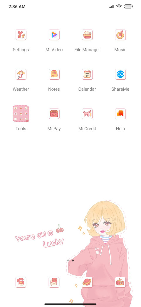Doodle girl screenshot