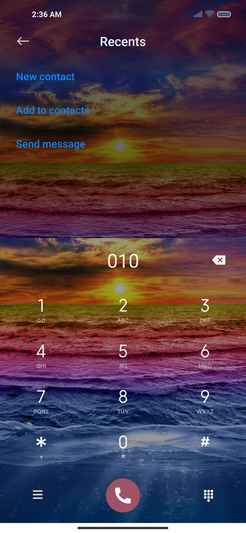 Rainbow ocean screenshot