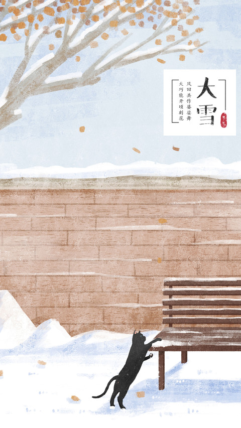 二十四节气大雪-视觉中国 screenshot