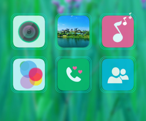 护眼绿草 screenshot
