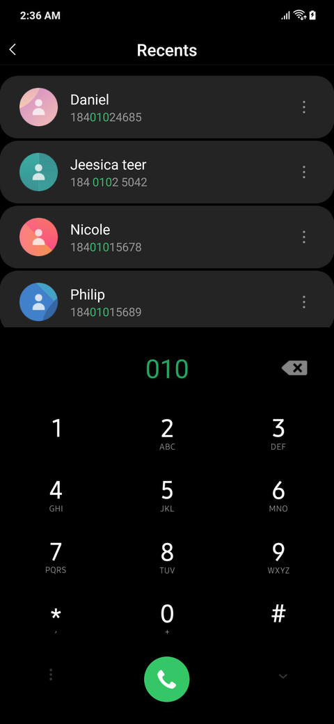 One UI 2.0_Dark screenshot