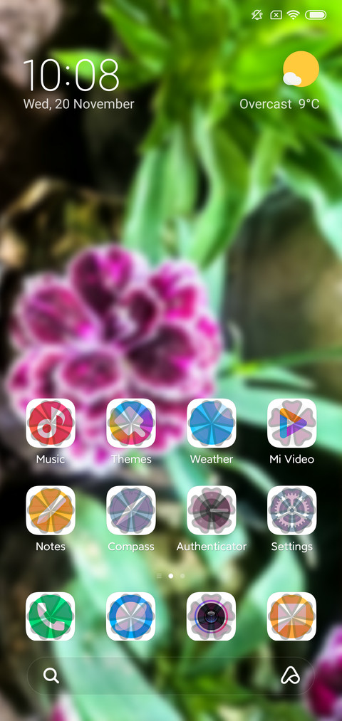 Dark Purple Flower_DWM3 screenshot