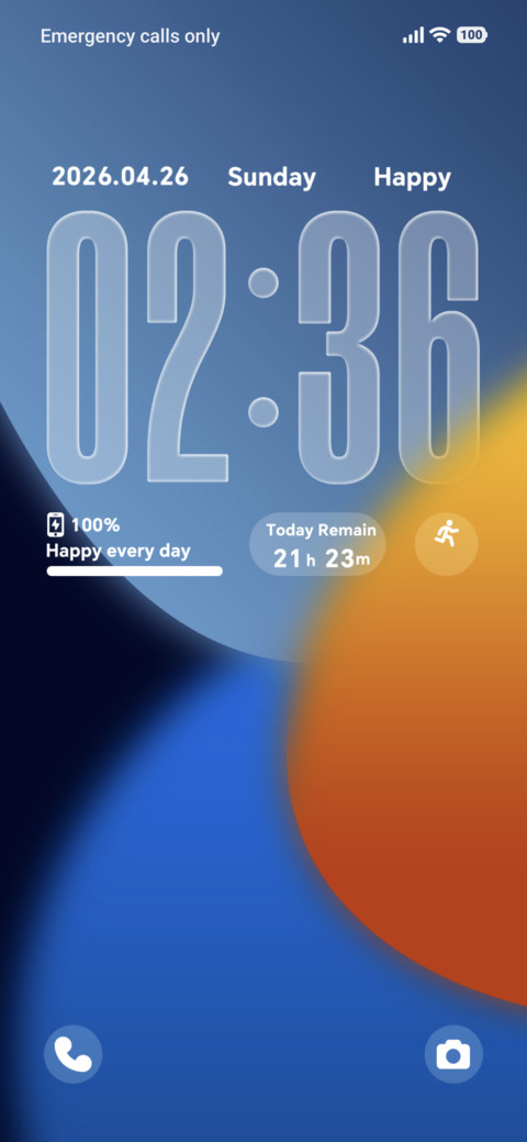 Blue Orange Mist screenshot