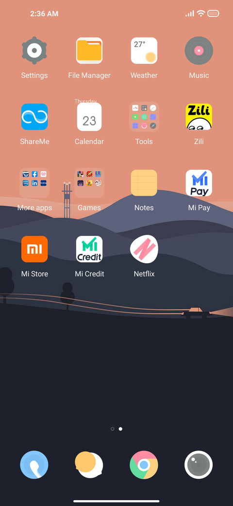Minimal X screenshot