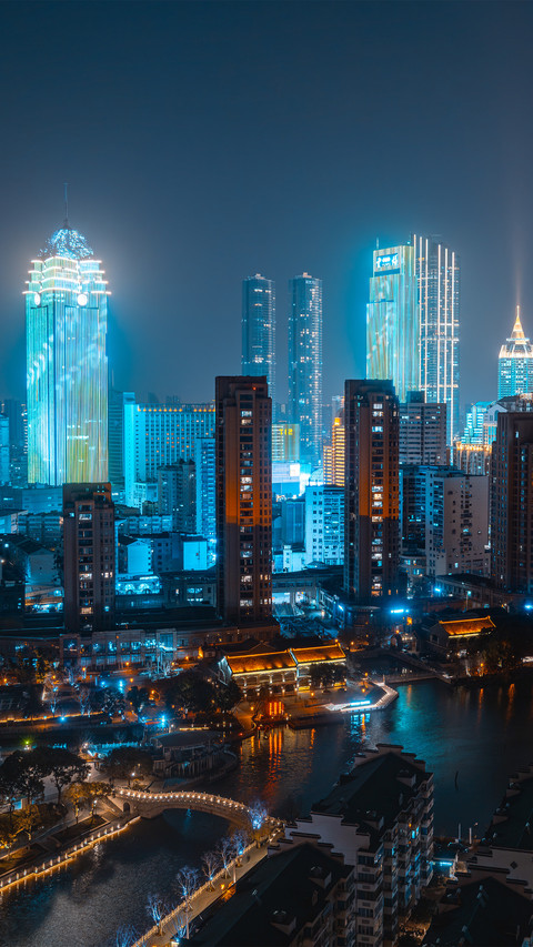 The night view of liangxi wuxi screenshot