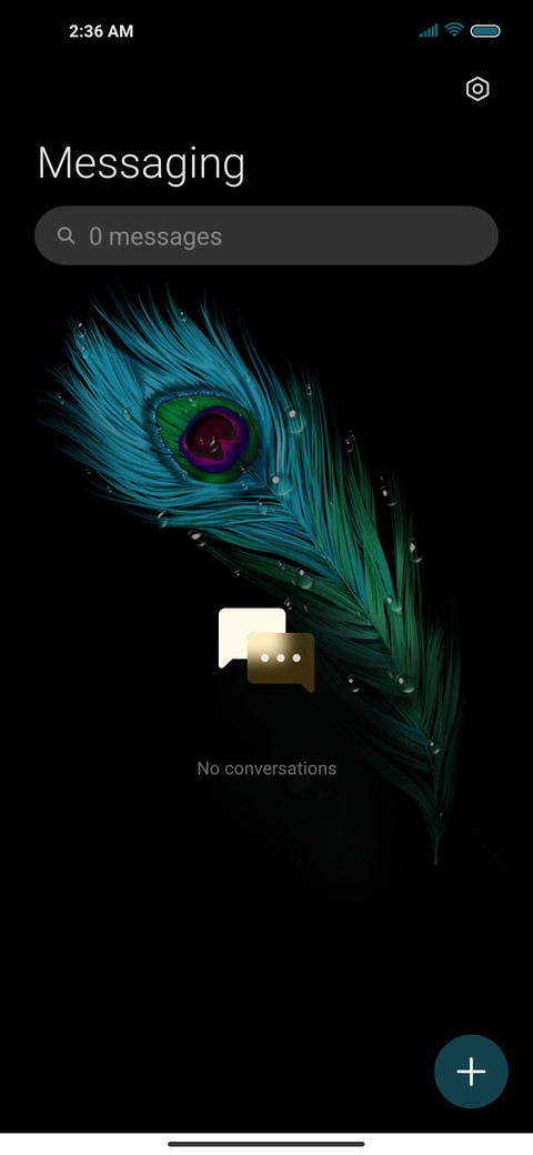 Luxury feather screenshot